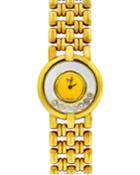 25mm Happy Diamonds Bracelet Watch, Yellow