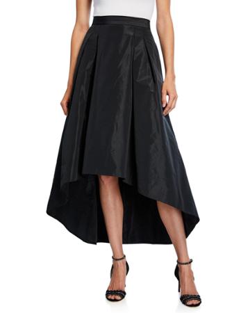 High-low Taffeta