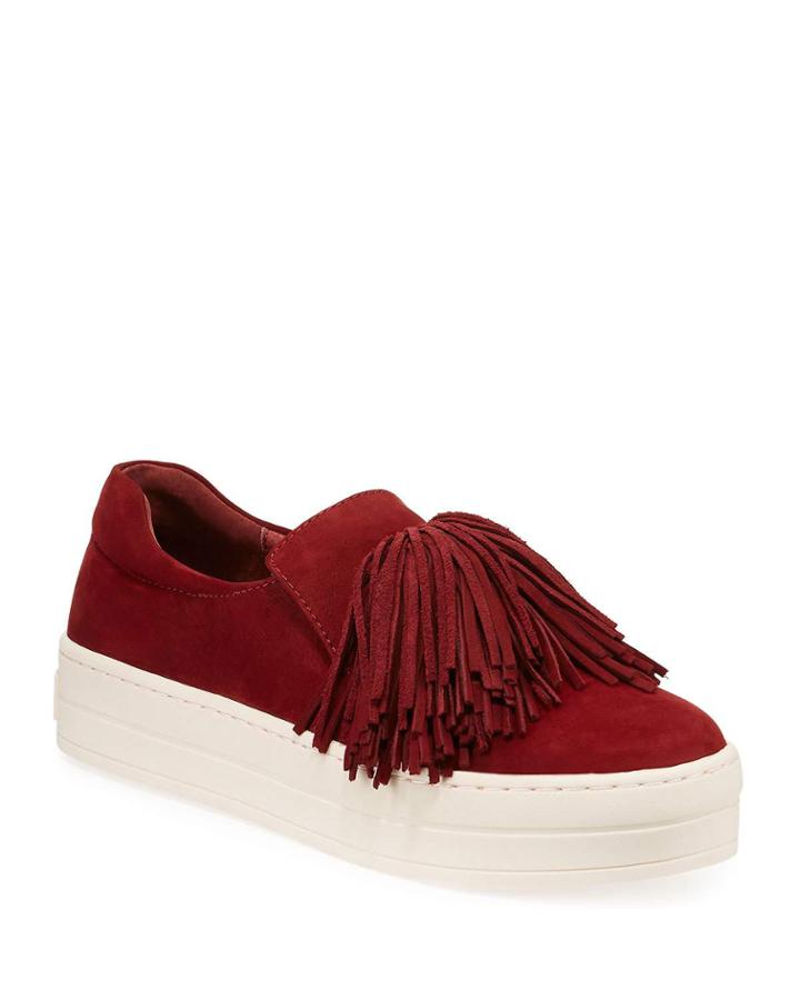 Hope Fringed Suede Slip-on