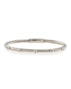 Lc Estate Jewelry Collection Estate 14k Twisted Rope Diamond Bangle Bracelet, Women's, Gold