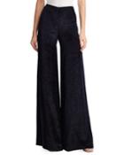 Daria Dream Velvet Fil Coupe Palazzo Pants