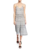 Black Dahlia Button-down Wide-leg Culottes Jumpsuit