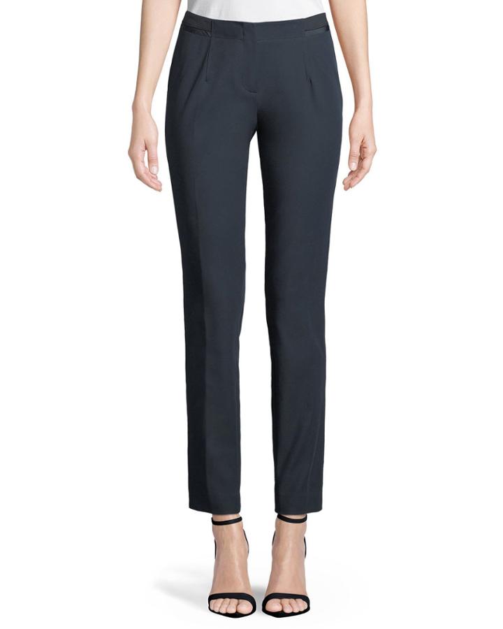 Slim Straight-leg Pants