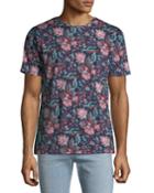Men's Floral Print T-shirt
