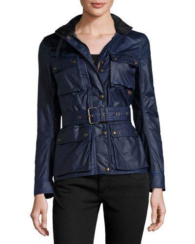 Roadmaster Belted Jacket, Blue