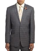 Men's Slim-fit Check Two-piece