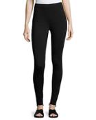 Pull-on Jersey Slim Leggings, Black