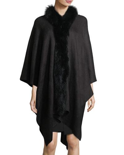 Fur-trim Knit