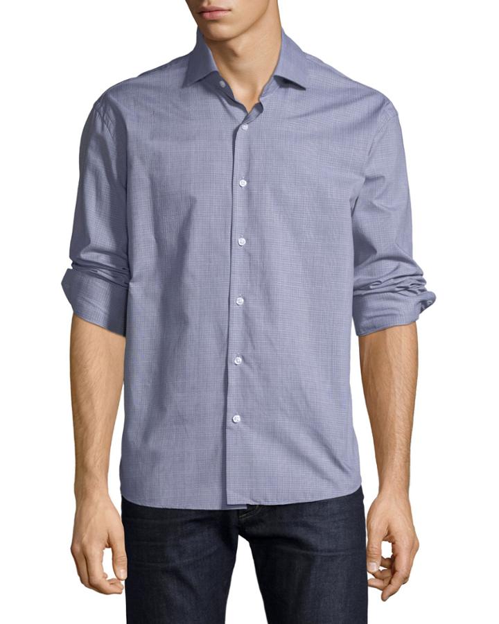 Men's Regular Fit Wear It Out Dobby Check