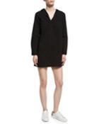 Sailor Split-neck Long-sleeves