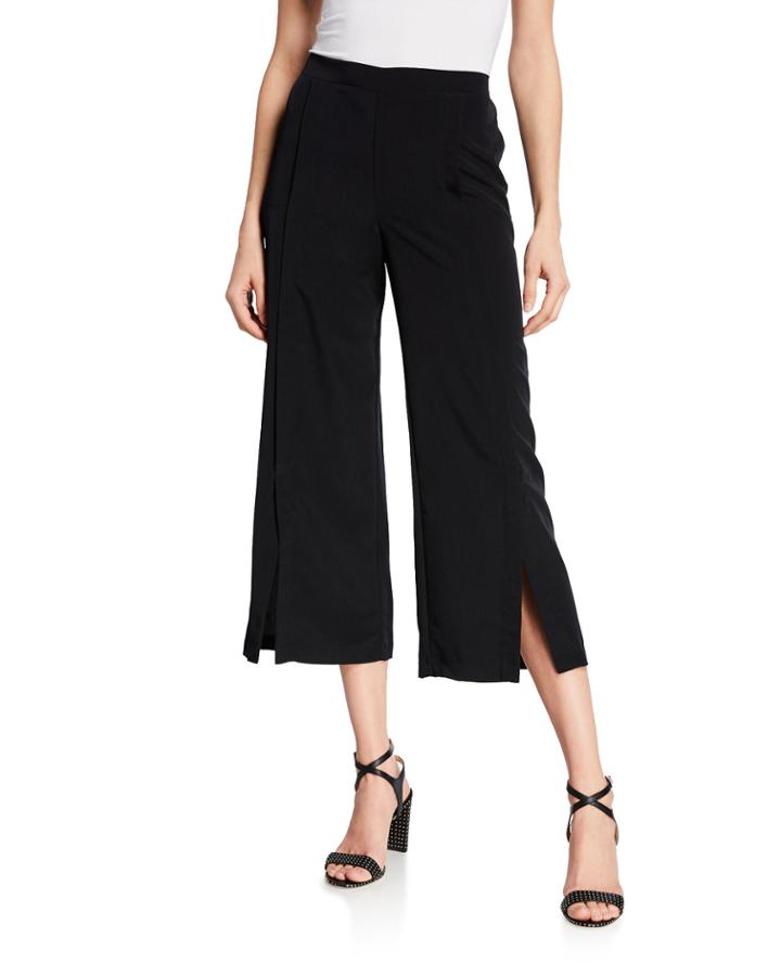 Pull-on Solid Elastic Pants