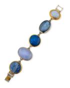 One-of-a-kind Stone Bracelet, Blue