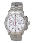 Time-date Gent Chronograph Watch W/ Bracelet
