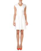 Bamburgh Folded V-neck A-line Dress