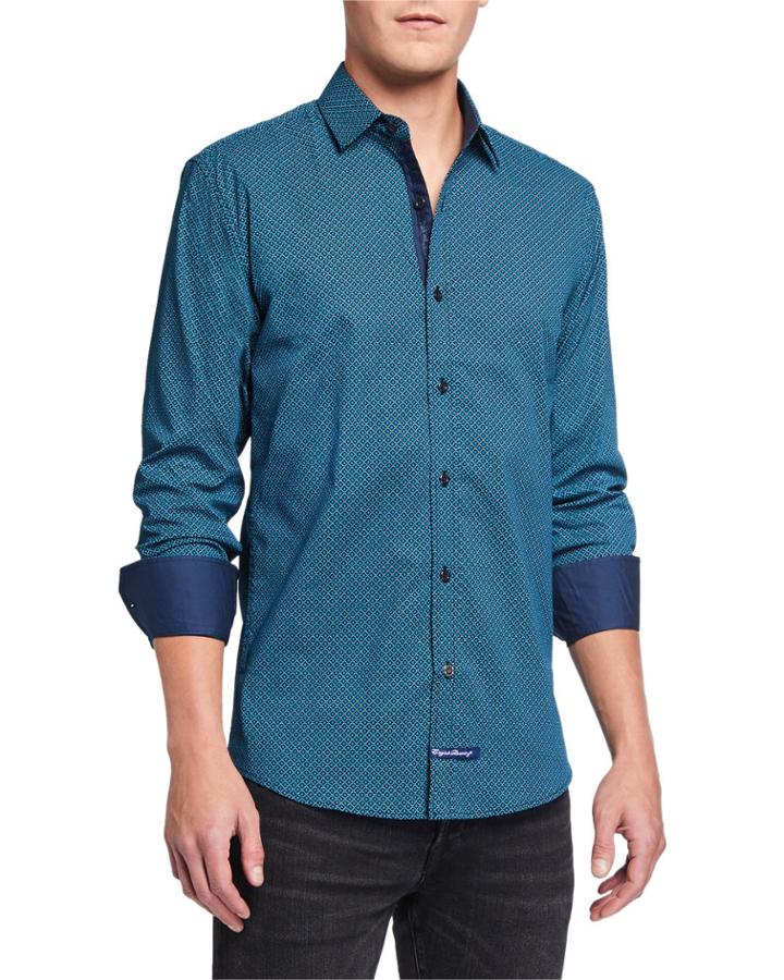 Men's Diamond-print