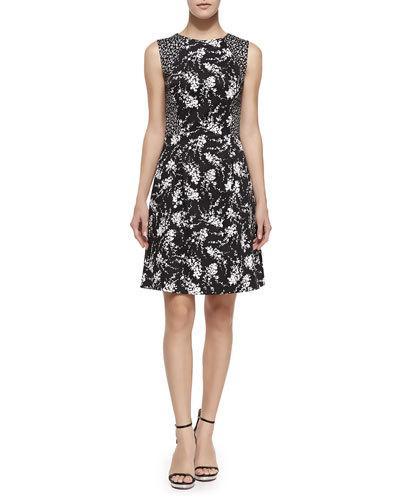 Stretch-cotton Contrast Princess Dress