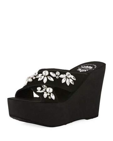 Serna Embellished Platform Wedge