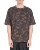 Floral-print Crewneck T-shirt