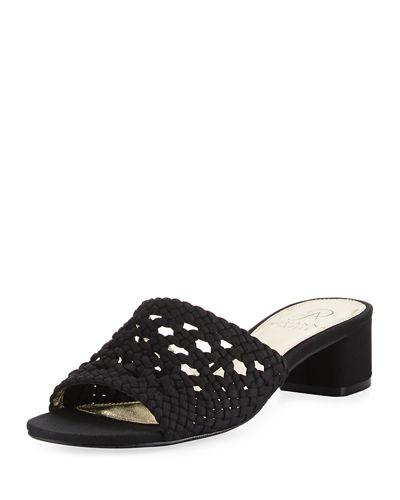Talulah Cutout Cork Slide Flat