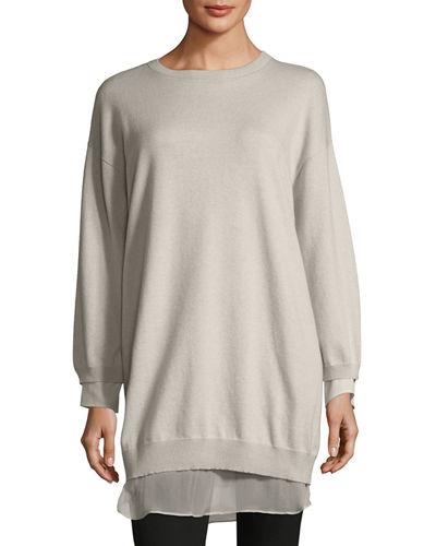 Cashmere Chiffon-trim