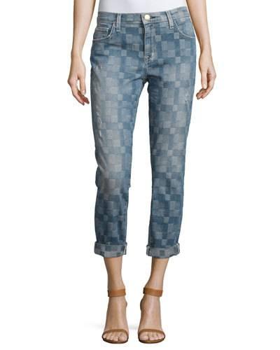 The Fling Cropped Ankle Jeans, Monterey Destroy