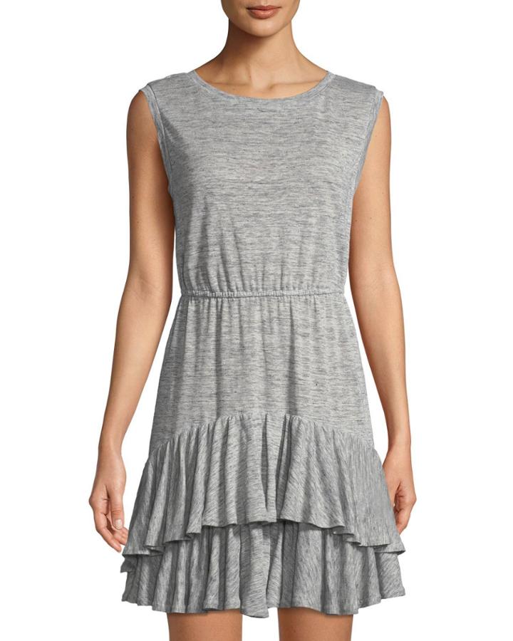 Ruffle-tiered Jersey