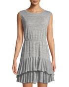 Ruffle-tiered Jersey