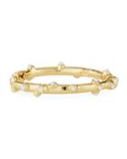 Coral Pearly-dot Bracelet