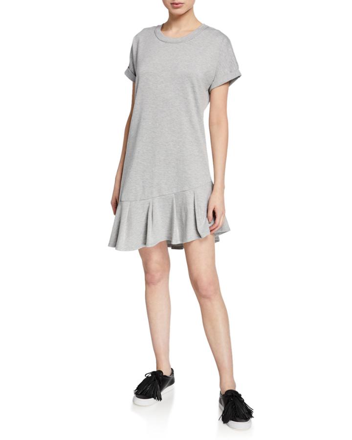 Tiered Ruffle Asymmetric Dress