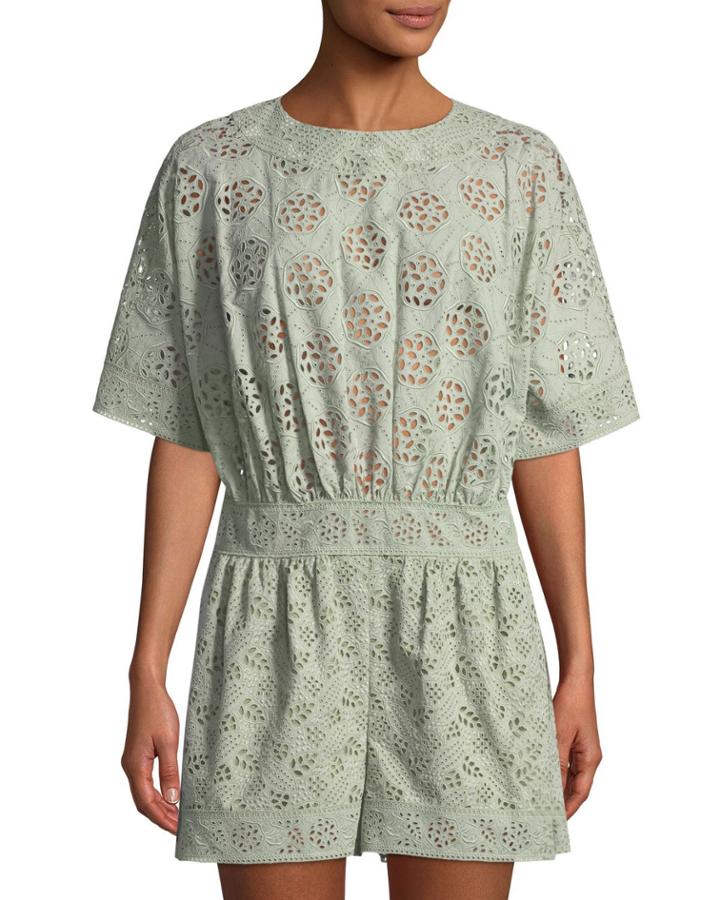 Eyelet Lace Jumpsuit,