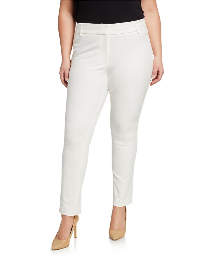 Plus Size Stevie Skinny 4-pocket Trousers