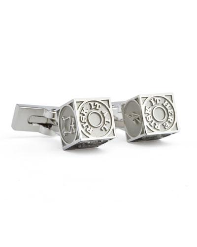 Risk Relief-carved Cube Cuff