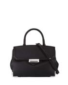 Marion Skeletal Crossbody Bag, Black