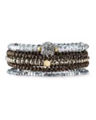 Bead Stretch Bracelets, Set Of