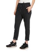 Cashmere Tuxedo-striped Joggers