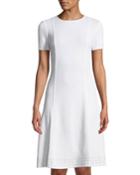 Pearlescent-hem Knit