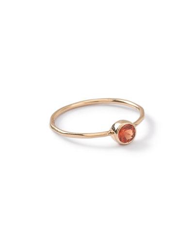 18k Glamazon Stardust Orange Sapphire