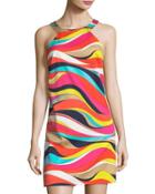 Aptos Printed Halter Dress