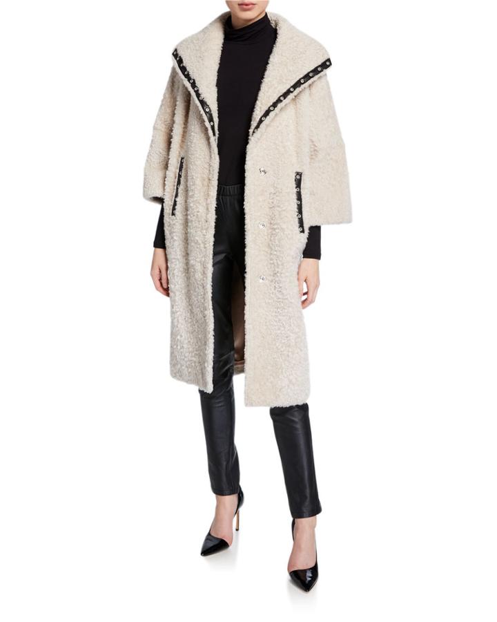 Suzie Leather-trim