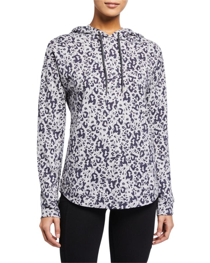 Printed French Terry Hoodie