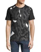 Men's Puffy Logo Graphic Front T-shirt