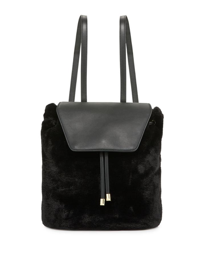 Megan Faux-fur Backpack