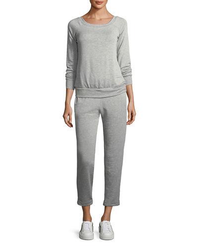 Long-sleeve Fleece Jumpsuit