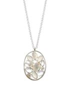 Rock Candy&reg; Sterling Silver Cluster Pendant Necklace In Flirt,
