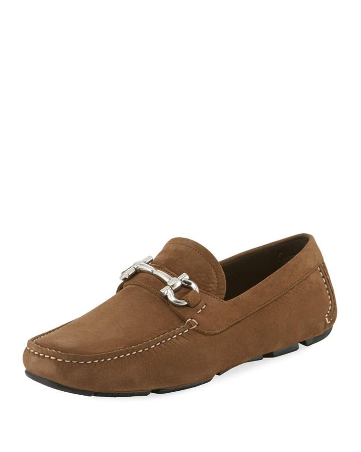 Men's Suede Horsebit