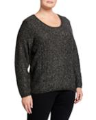 Sequin Scoop-neck