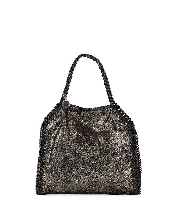 Mini Bella Metallic Suede Crossbody Bag