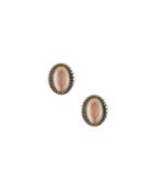 Venus Fluted Oval Mother-of-pearl Doublet Earrings
