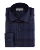Overdye Plaid Dress