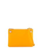 Lilli Mini Leather Crossbody Bag, Yellow